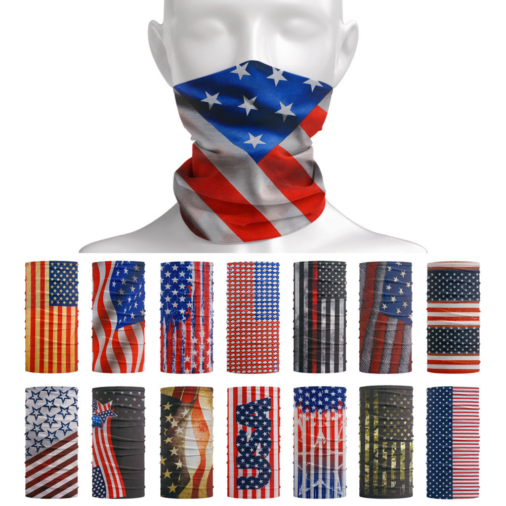 Fishing Gear - USA Flag Pattern Sun Protective Scarf