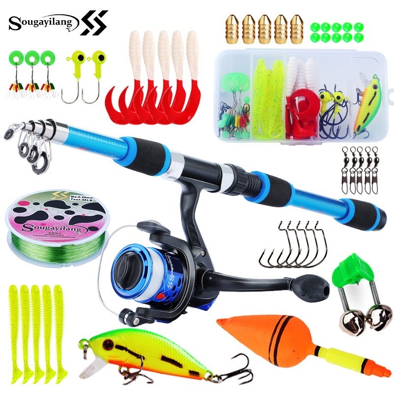 Fishing Equipment Online - Sougayilang Kids Fishing Pole Set Full
