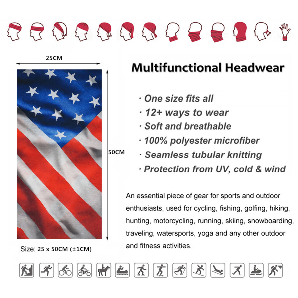 USA Flag Pattern Sun Protectiv - Fishing Gear ulasan dan harga