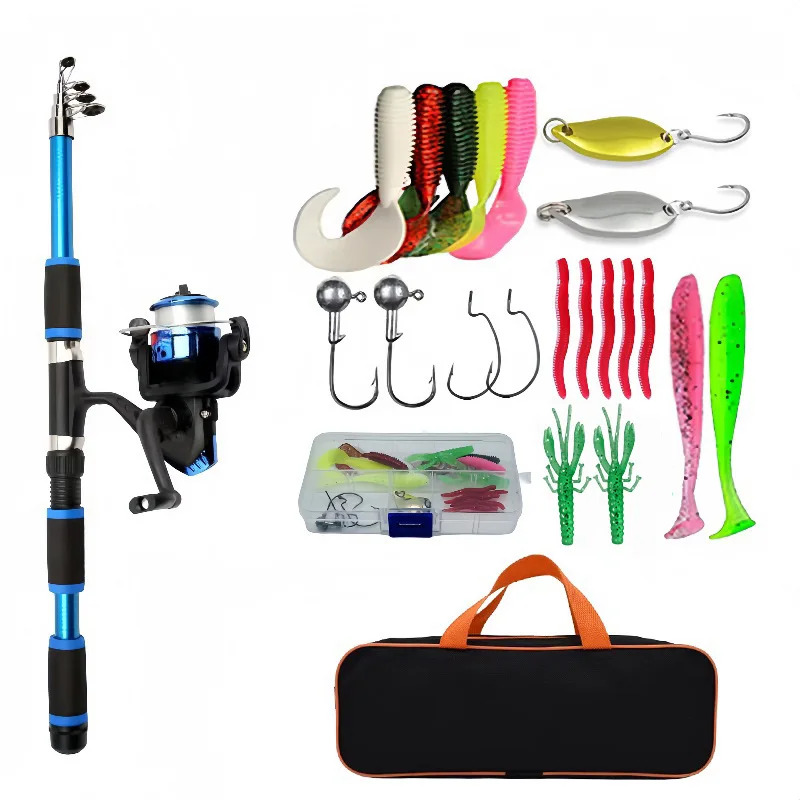Fishing Pole Set Full Kits Wit - Fishing Equipment Online ulasan dan harga