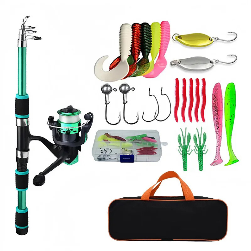 Fishing Pole Set Full Kits Wit - Fishing Equipment Online ulasan dan harga