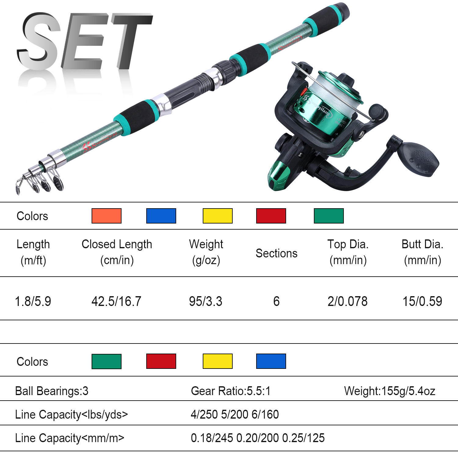 Sougayilang Kids Fishing Pole  - Fishing Equipment Online ulasan dan harga